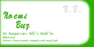 noemi buz business card